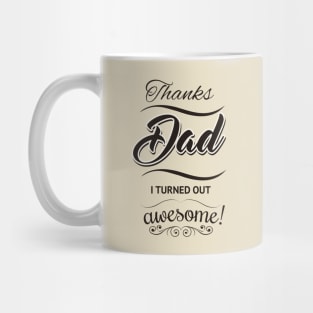 Thank you DAD Mug